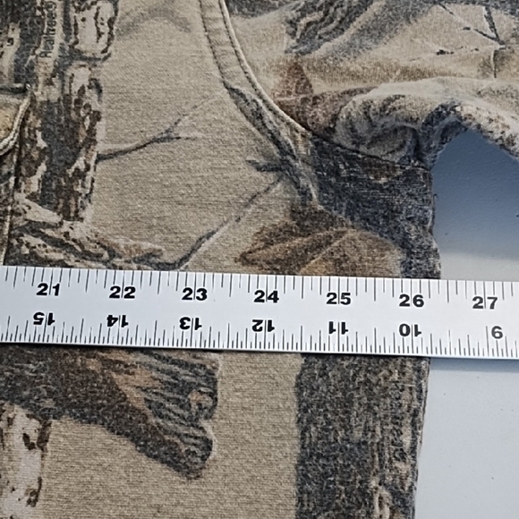 Camo Brushed Denim Canvas Hunting Button Up Shirt Jacket Rattlers - Picture 4 of 13